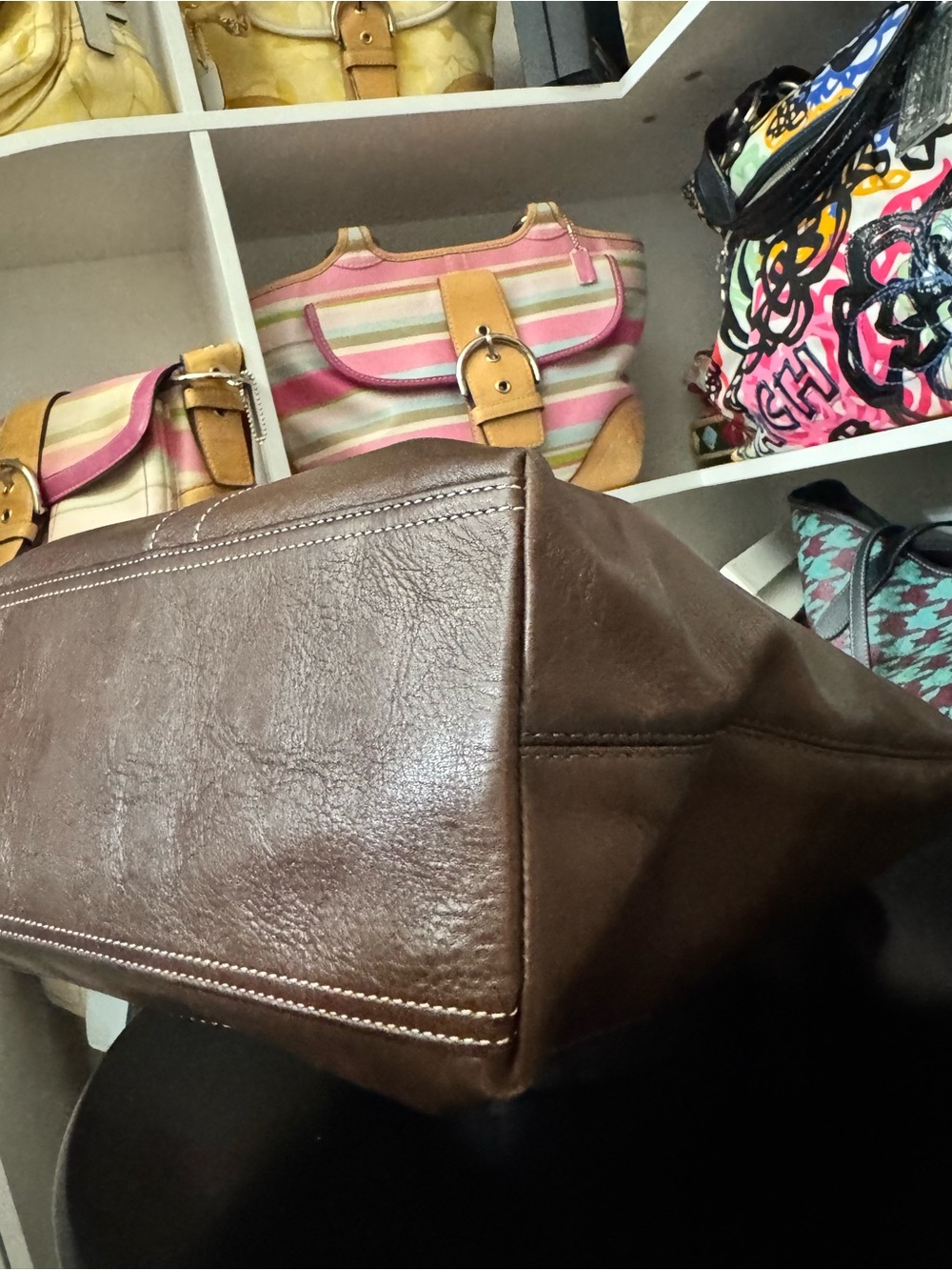Coach Lily Legacy Turnlock Shoulder Bag - Picture 7 of 10